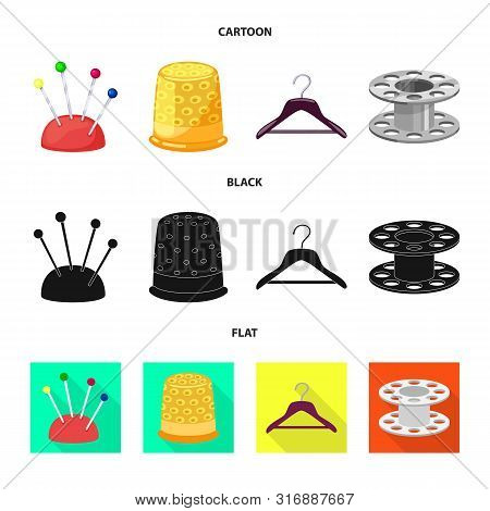 Vector Illustration Of Craft And Handcraft Symbol. Set Of Craft And Industry Vector Icon For Stock.