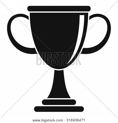 Biathlon Cup Icon. Simple Illustration Of Biathlon Cup Vector Icon For Web Design Isolated On White 