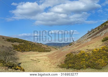 Landscape Of The Valley Around Lauder In  Lammermuir Hills, Scottish Border, Scotland. Uk