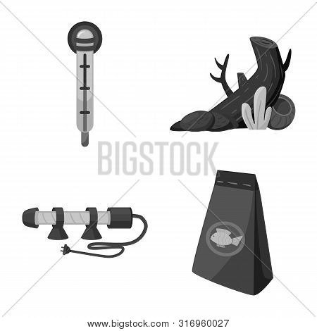 Vector Illustration Of Equipment And Care Logo. Collection Of Equipment And Hobby Vector Icon For St