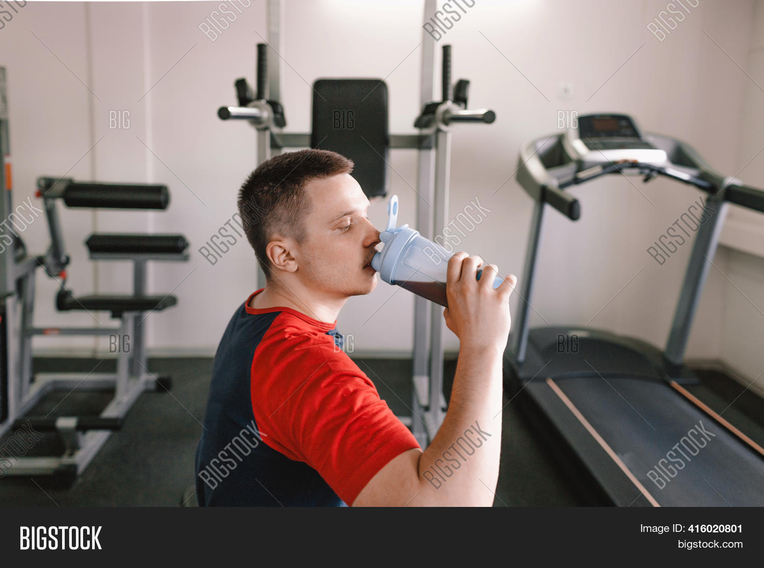Athlete Drinks Protein Image & Photo (Free Trial) Bigstock