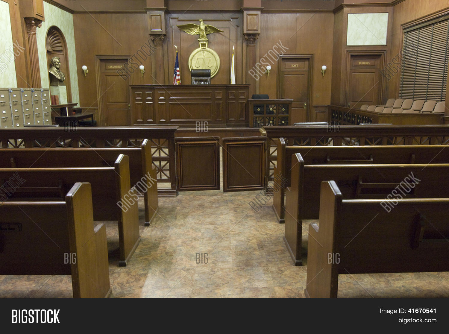 Empty Courtroom Judge Image & Photo (Free Trial) Bigstock