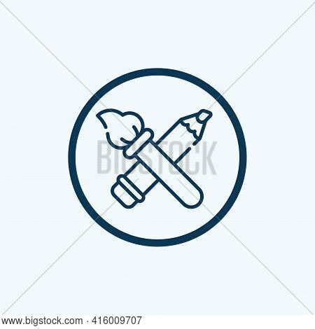 Design Tools Icon Isolated On White Background From Web Design Collection. Design Tools Icon Trendy 