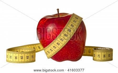 Apple og målebånd