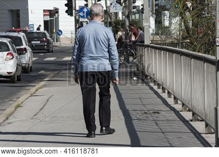 Senior Citizen On His Own, Solitude And Loneliness Among Old Men
