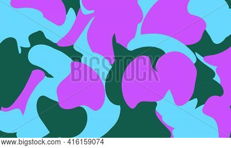 Psychedelic Groovy Background. Colorful Abstract Background.