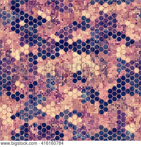 Texture Military Camouflage Seamless Pattern. Abstract Army Vector Illustration