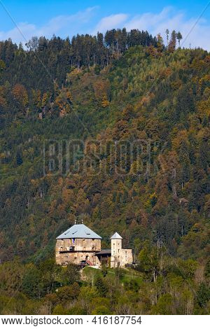 Haimburg castle in Carinthia region, Austria