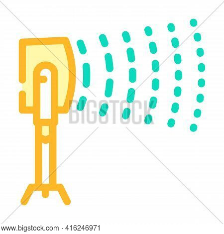 Long-range Acoustic Device Protest Meeting Color Icon Vector. Long-range Acoustic Device Protest Mee