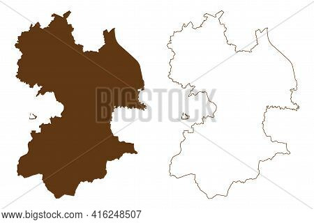 Traunstein District (federal Republic Of Germany, Rural District Upper Bavaria, Free State Of Bavari