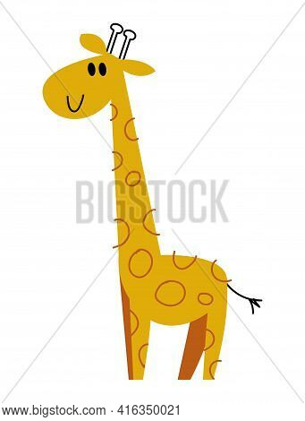Cute Giraffe Cartoon Vector & Photo (Free Trial) | Bigstock