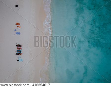 Small Curacao Island Famous For Day Trips And Snorkeling Tours On The White Beaches And Blue Clear O