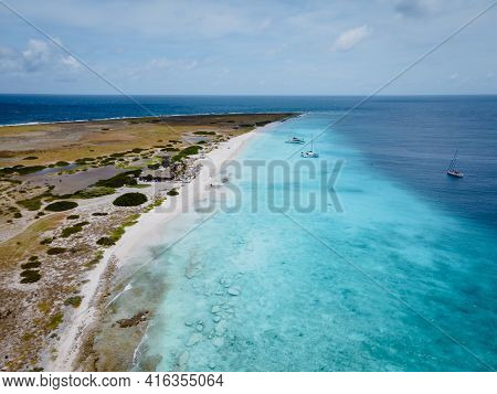 Small Curacao Island Famous For Day Trips And Snorkeling Tours On The White Beaches And Blue Clear O