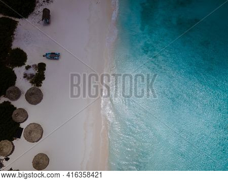 Small Curacao Island Famous For Day Trips And Snorkeling Tours On The White Beaches And Blue Clear O