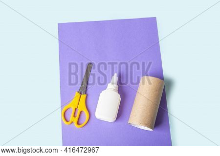 Diy And Kids Creativity. Step By Step Instruction: How To Make Butterfly From Toilet Roll Tube. Step