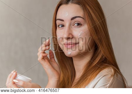 Problem Skin Prone To Rashes And Acne, Acne Scars, Concept Of Healthy Skin, Dermatology And Cosmetol