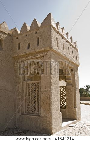 Muinainen arabiankielinen fort Gate.