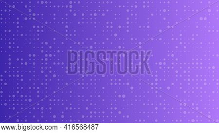 Abstract Geometric Background Of Sircles. Violet Pixel Background With Empty Space. Vector Illustrat