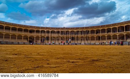 Bull Arena In The Spanish Town Of Ronda