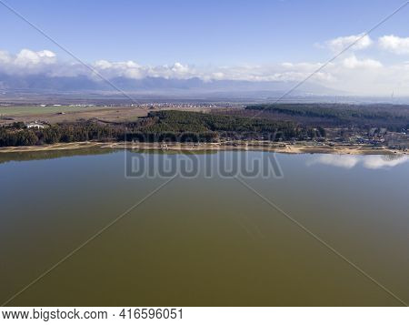 Aerial View Of Koprinka Reservoir, Stara Zagora Region, Bulgaria