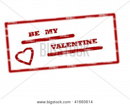 Valentine päivä leima