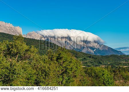Landscape View At Saint Baudille Et Pipet, Local Authorities Association Of Trieves In Vercors, Fren