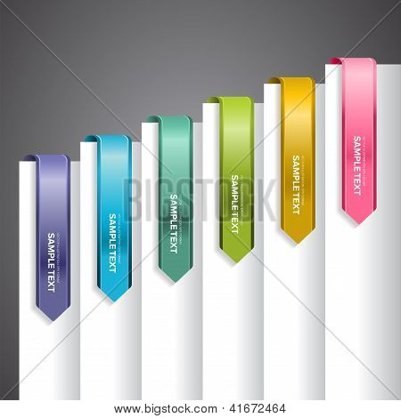 Bookmark etiquetas flecha
