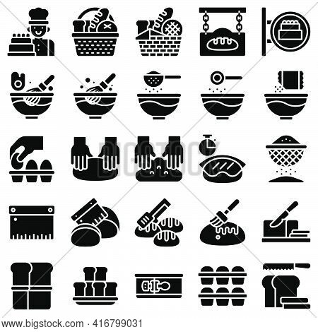 Bakery And Baking Related Icon Set 2, Solid Style