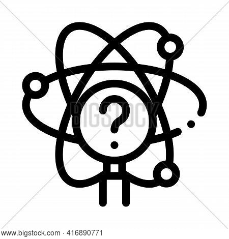 Science Researcher Line Icon Vector. Science Researcher Sign. Isolated Contour Symbol Black Illustra