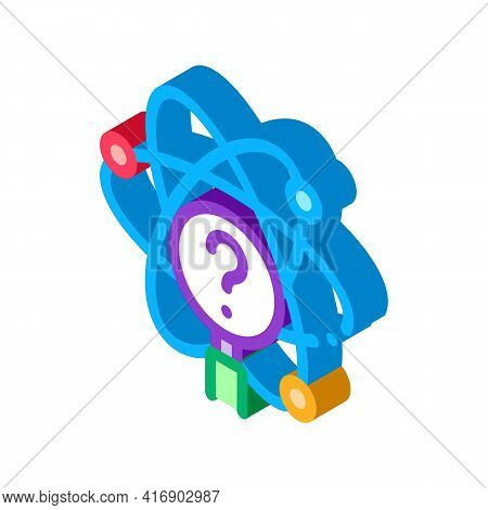 Science Researcher Color Icon Vector. Isometric Science Researcher Sign. Color Isolated Symbol Illus