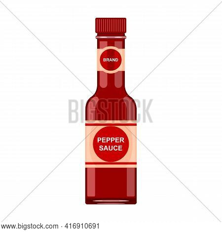 Sauce Chili Vector Icon.cartoon Vector Icon Isolated On White Background Sauce Chili.