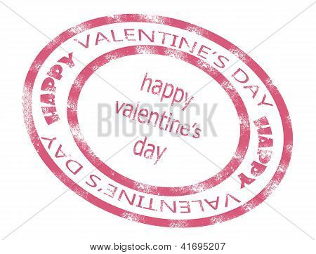 Valentine päivä leima