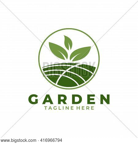 Green Garden Logo Template Vector Illustration Design