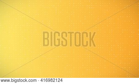 Abstract Geometric Background Of Sircles. Yellow Pixel Background With Empty Space. Vector Illustrat