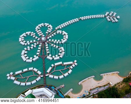 Port Dickson, Malaysia- Circa December, 2019: An Aerial View Of Lexis Hibiscus During Day Time. Its 