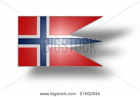 Flag Of Norway State And War (stylized I).