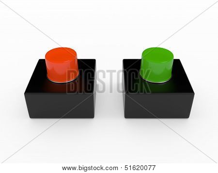 Alarm pushbutton, 3D