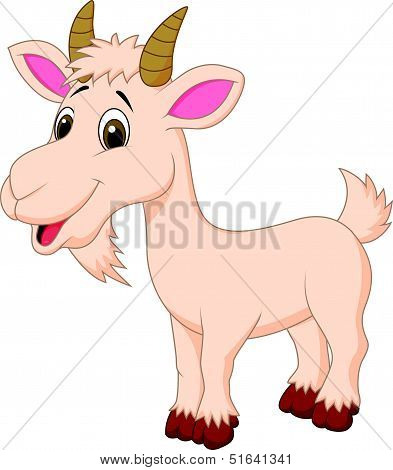 Goat cartoon character