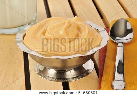 Butterscotch Pudding With Milk