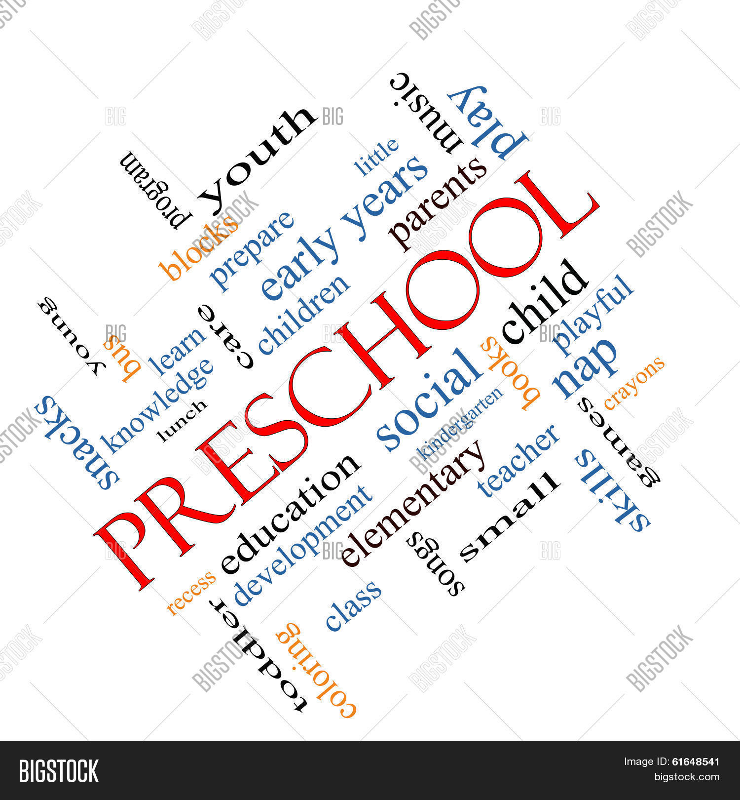 Preschool Word Cloud Image & Photo (Free Trial) | Bigstock