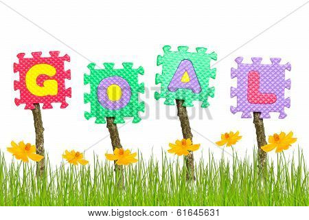 Rubber Alphabet Goal