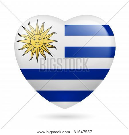 Heart icon of Uruguay