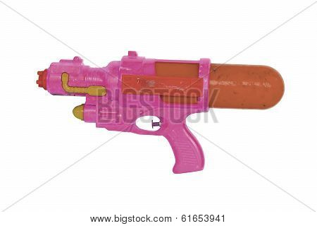 Water gun isolated on white background