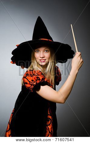 Witch doing her dirty tricks 