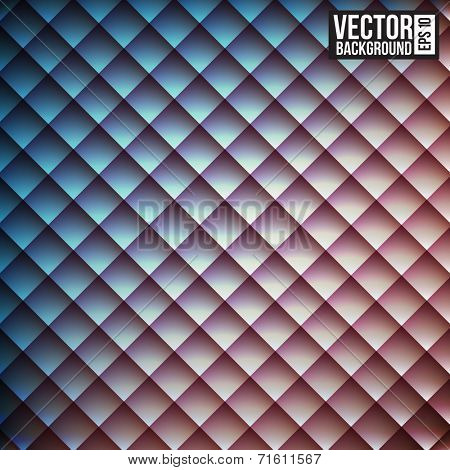 Rhombus  pattern. Rerto style background