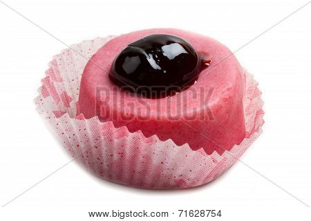Little Cassata On White Background