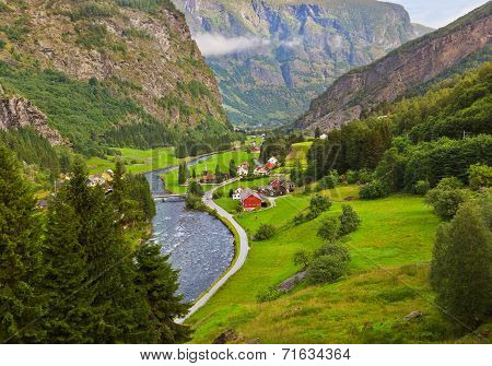 Village In Flam - Norway