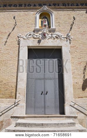 Church of St. Antonio. San Severo. Puglia. Italy.