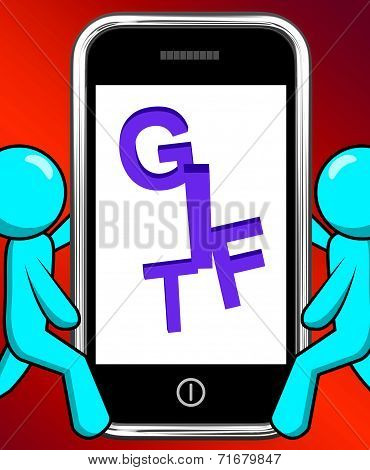 Bonus On Phone Displays Extra Gift Or Gratuity Online