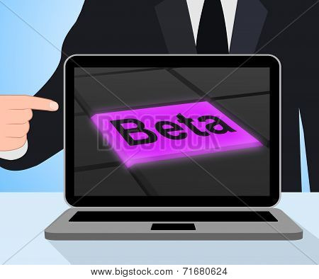 Beta Button Displays Development Or Demo Version
